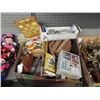 Image 1 : Large Box of Sewing & Household Goods