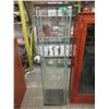 Image 1 : Slim Glass Display Cabinet - 14" x 16" x 64" tall