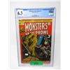 Image 1 : Graded 1972 "Monsters on the Prowl #15" Comic