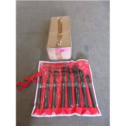 4 New 8 Piece Jumbo Punch & Chisel Sets