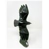 Image 2 : Carved Jade Eagle Statue -12" Tall on 3" x 8" base