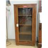 Image 1 : Vintage Glass Door Display Cabinet - Condo Size