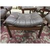 Image 1 : Norwegian Torbjorn Afdal Leather Footstool
