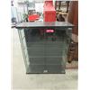 Image 1 : Glass Display Cabinet - 10" x 24" x 28" tall