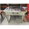 Image 1 : Mirrored Accent Table - Some small chips on legs