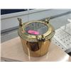 Image 1 : Brass Port Hole Ice Bucket - 8" tall x 11"