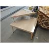 Image 1 : Retro 2 Level Corner Coffee Table