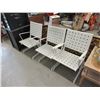 Image 1 : 3 Vintage Metal Garden Chairs