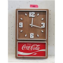 Vintage Illuminated Coca-Cola Wall Clock