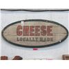 Image 1 : Wood Cheese Shop Sign - High Castle Prop