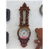 Image 1 : Antique Aneroid Barometer - 11" x 35" tall