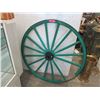Image 1 : Vintage Wagon Wheel - 41" diameter