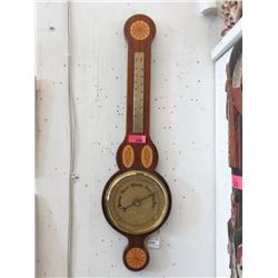 Ornate Vintage Barometer - 10" x 36" tall