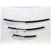 Image 1 : 3 Piece Set of Replica Samurai Swords