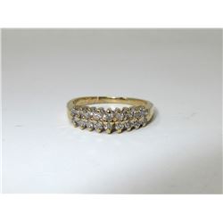 14KT White & Yellow Gold Diamond Ring