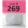 Image 1 : 1 Oz. Beaver Bullion .999 Silver Bar