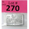 Image 1 : 1 Oz Beaver Bullion .999 Silver Bar