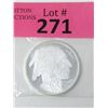 Image 1 : 1 Oz Buffalo/ First Nations .999 Silver Round