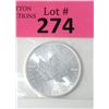 Image 1 : 1 Oz Canada .9999 Silver Maple Coin