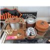 Image 1 : 5 Piece Lot of Vintage Tobacciana & Tea Caddy