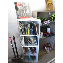 Corner Book Shelf - 17  x 17  59  tall