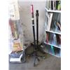 Image 1 : 2 Rolling Metal Stands - Tallest is 48"