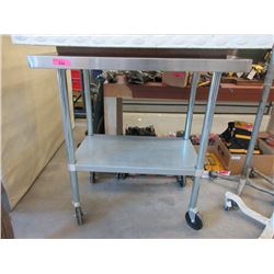 Stainless Steel Rolling Kitchen Island