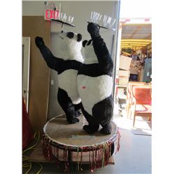 Animatronic Dancing Panda Bears - 7 Feet Tall