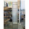 Image 1 : Tall Metal Display Case with Drawer in Base