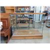 Image 1 : Glass Sided Wood Show Case - No Shelves