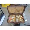 Image 1 : Antique Vanity Suitcase with Accessories