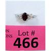 Image 2 : Brand New Garnet & Diamond Ring - Size 7