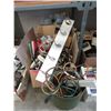 Image 1 : 3 Boxes of Extension Cords, Light Bulbs & More