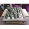 Image 1 : Resin Chess Set with Storage in Base