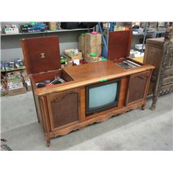 Vintage Console TV/Stereo - 22" x 63" x 30" tall