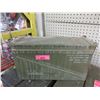 Image 1 : 2 Stackable Military Ammo Boxes - 6" x 18" x 10"