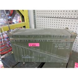 2 Stackable Military Ammo Boxes - 6" x 18" x 10"