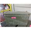 Image 1 : 2 Stackable Military Ammo Boxes - 6" x 18" x 10"