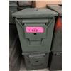 Image 1 : 2 Military Surplus Ammo Cases - 6" x 7" x 12"