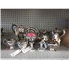 Image 1 : 10 Pieces of Vintage Silver Plate