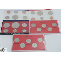 LOT OF 5 VARIOUS USA COIN SETS