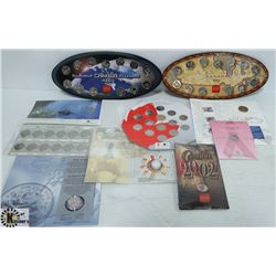 LOT OF VARIOUS CANADA COIN SETS AND MISC. COINS