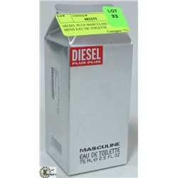 DIESEL PLUS MASCULINE 75ML MENS EAU DE TOILETTE