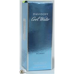 DAVIDOFF "COOL WATERS" 100ML WOMANS EAU DE