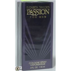 ELIZABETH TAYLORS "PASSION" FOR MEN 118ML COLOGNE