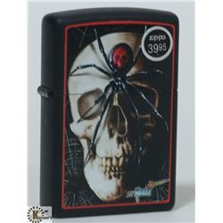 1998 ZIPPO LIGHTER NEW SKULL