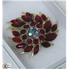 Image 1 : VINTAGE RED BROACH UNSIGNED