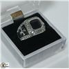 Image 1 : BLACK STONE MENS RING SIZE 9