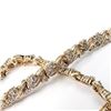 Image 4 : 15) 10K YELLOW & WHITE GOLD DIAMOND BRACELET