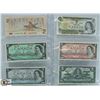 Image 1 : LOT OF 6 VARIOUS CANADA BANK NOTES